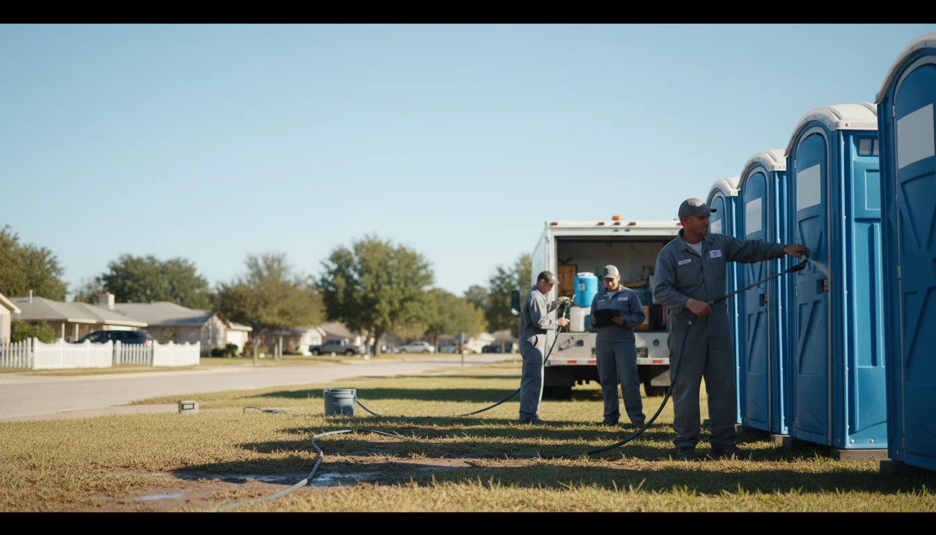 Long-Term Portable Toilet Rental in Hunt, TX near me